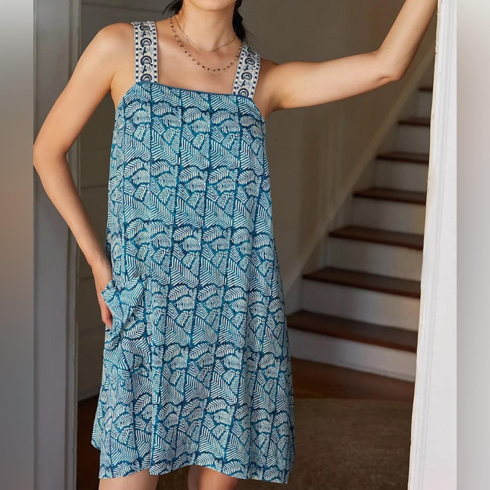 NWT Anthropologie Palms mini Dress